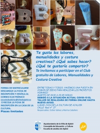 CLUB DE LABORES, MANUALIDADES Y COSTURA