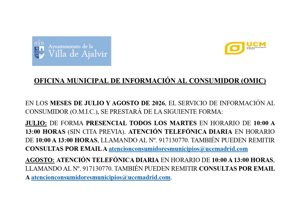 Oficina Municipal de Información al Consumidor (OMIC)