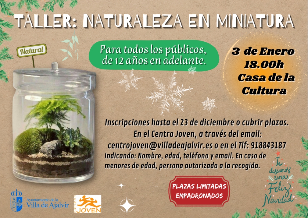 TALLER NATURALEZA EN MINIATURA