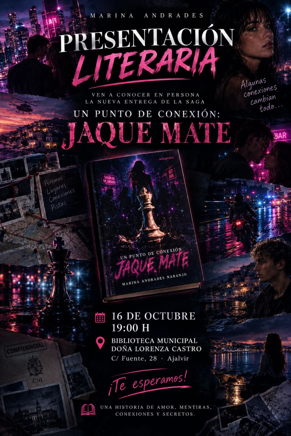 La Biblioteca Municipal Doña Lorenza Castro acogerá la presentación de la nueva novela de Marina Andrades