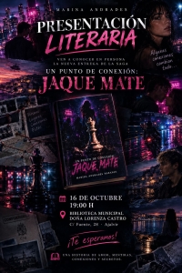 La Biblioteca Municipal Doña Lorenza Castro acogerá la presentación de la nueva novela de Marina Andrades