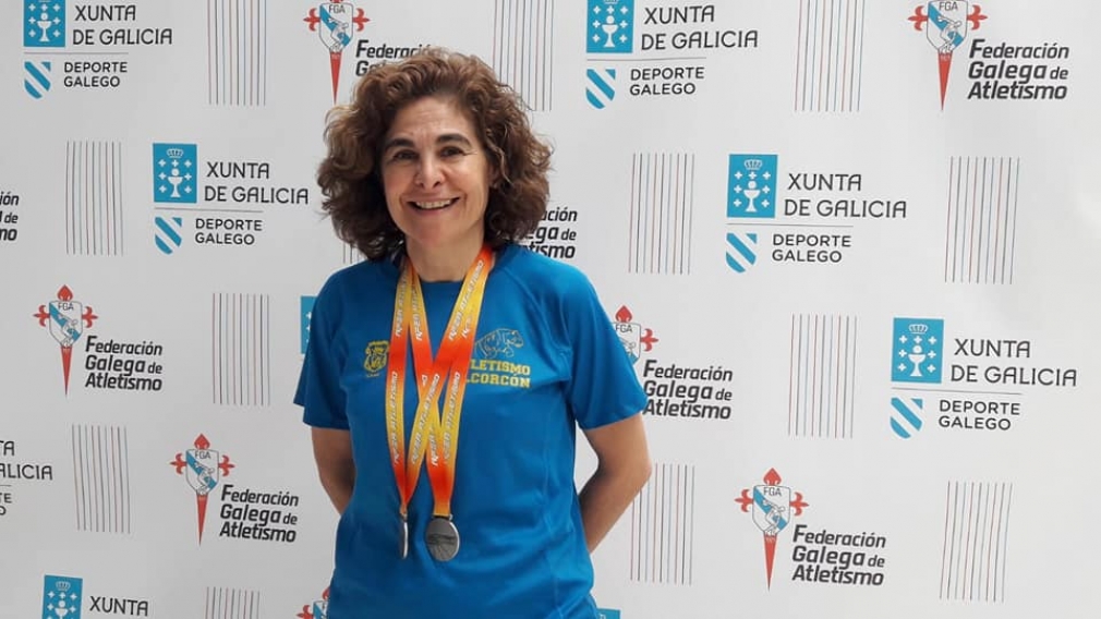 Carmen Aceña de Mesa subcampeona de España de atletismo Master 50