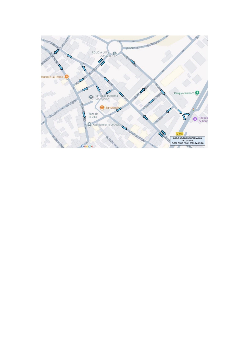NUEVA SEÑALIZACION DE CALLES