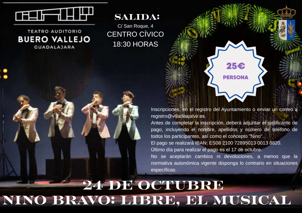 ¡Reserva tu plaza para Nino Bravo: Libre, el musical!