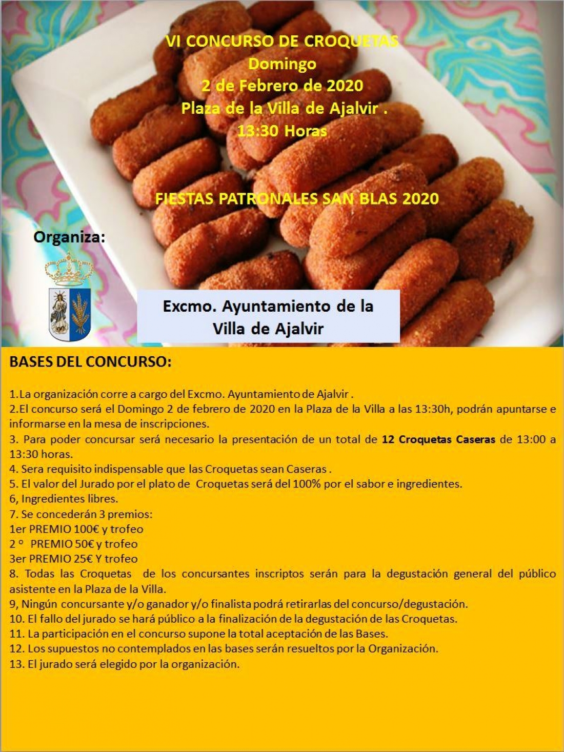 CONCURSO DE CROQUETAS