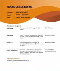 AGENDA NOCHE DE LOS LIBROS