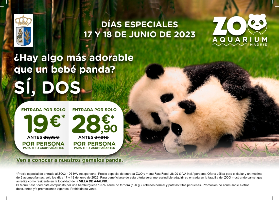 DIAS ESPECIALES EN EL ZOO AQUARIUM DE MADRID