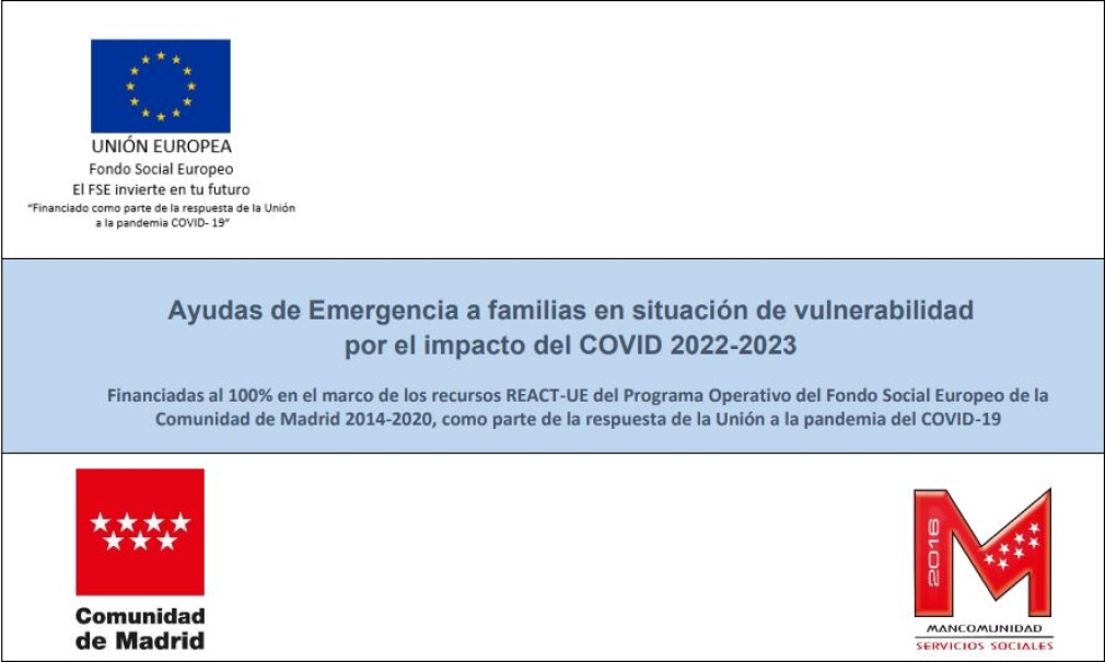 Ayudas de emergencia a familias en situación de vulnerabilidad por el impacto del Covid 2022-2023.