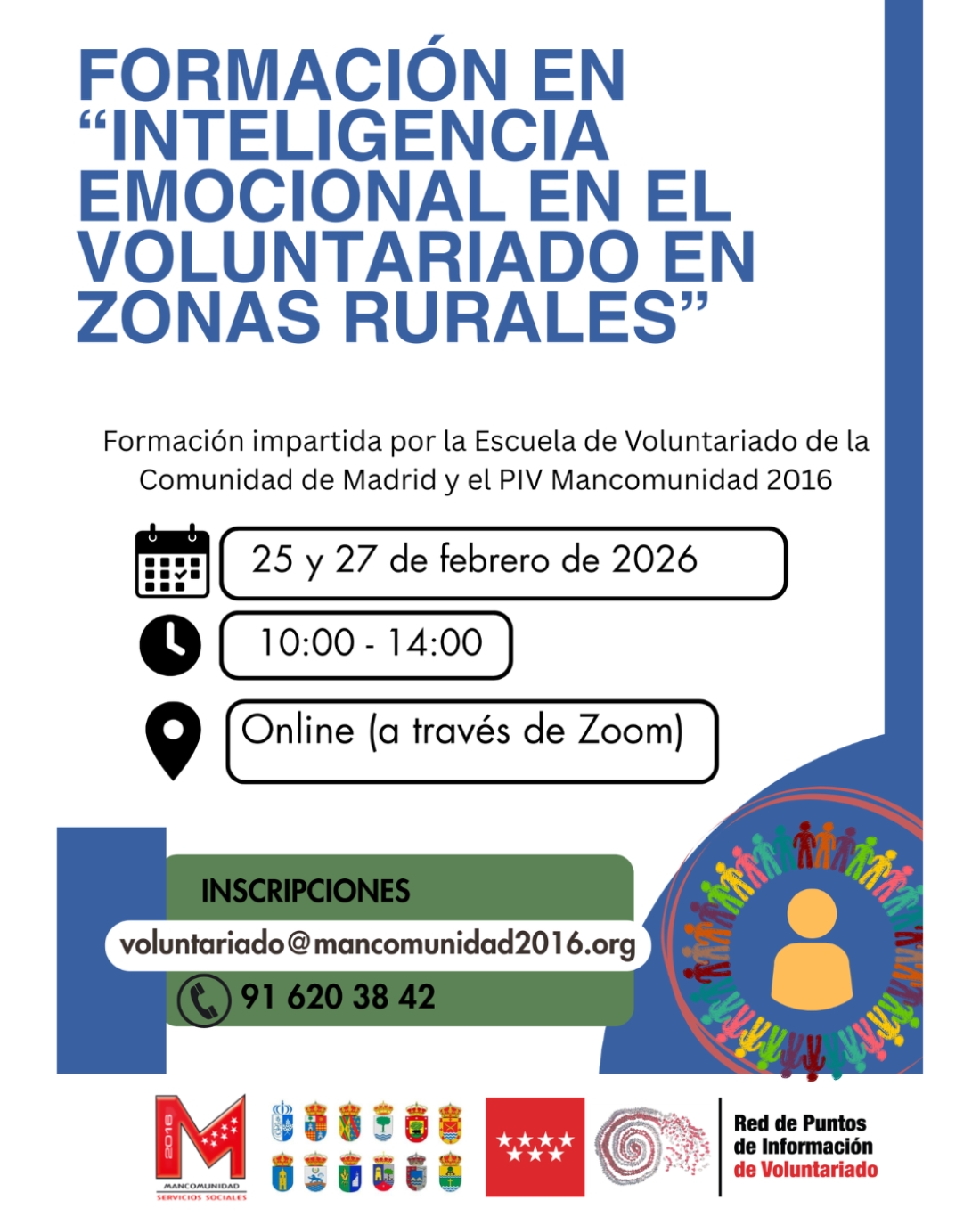 Curso de Formación en Inteligencia Emocional en el voluntariado en zonas rurales
