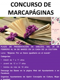 CONCURSO MARCAPÁGINAS DÍA DE LA MUJER