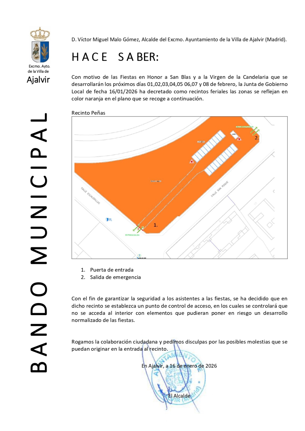 RECINTO FERIAL PEÑAS