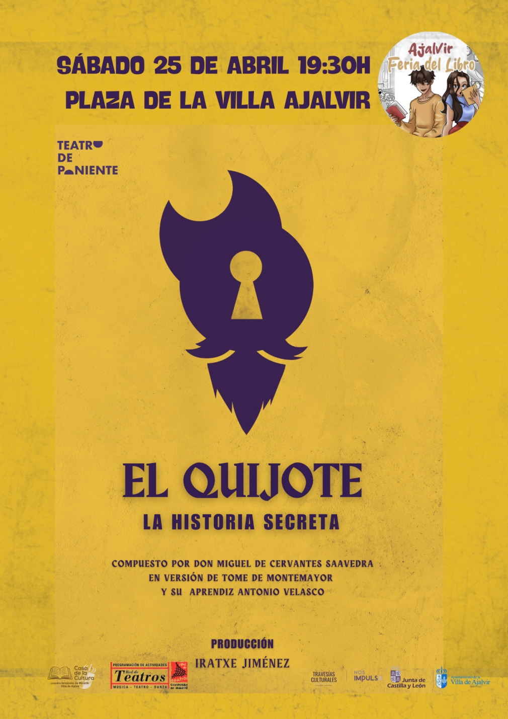 Teatro en la Feria del Libro: El Quijote, la historia secreta