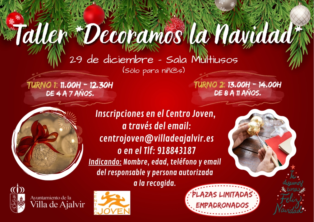 TALLER DECORAMOS LA NAVIDAD