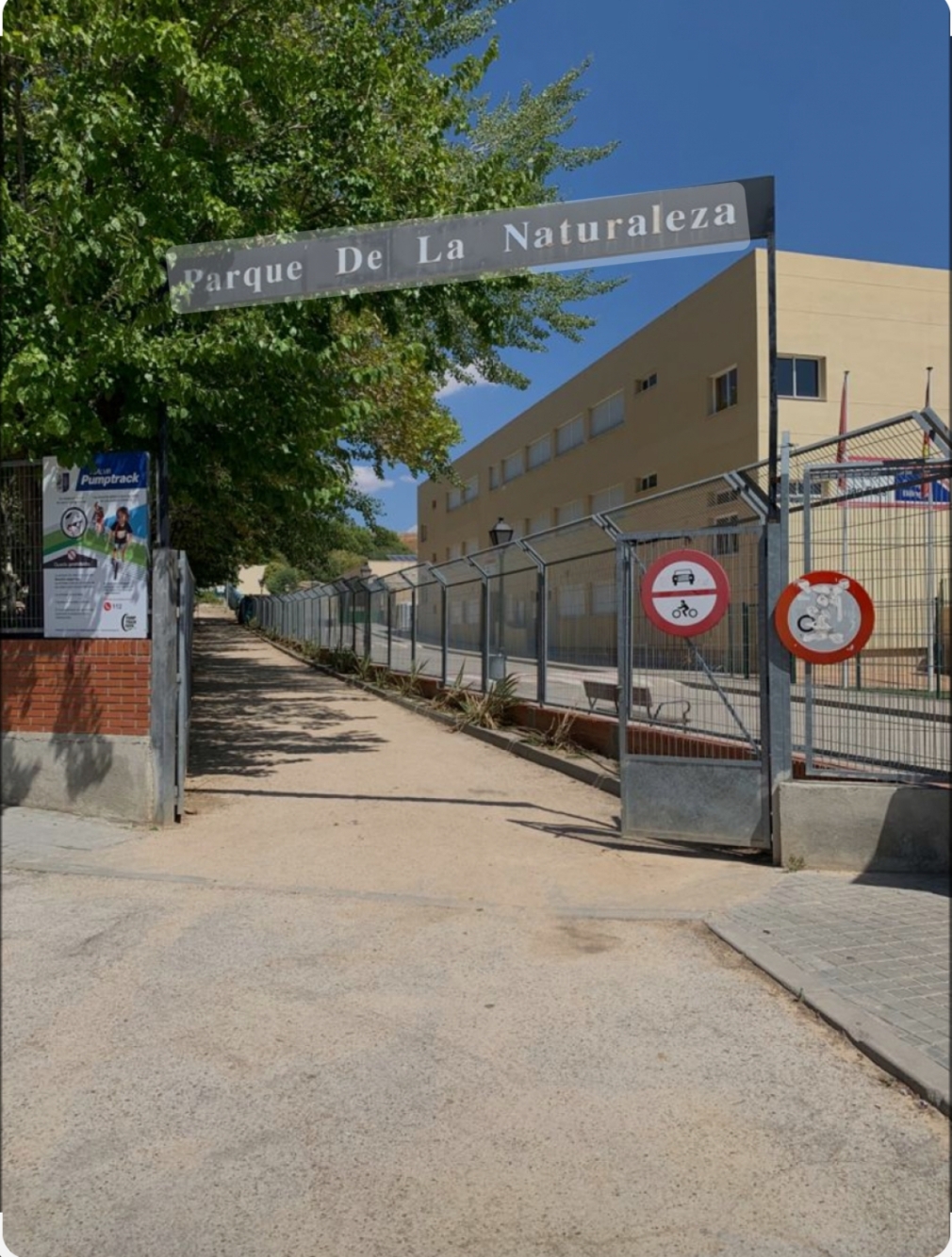 Cierre temporal de parques por ráfagas de viento