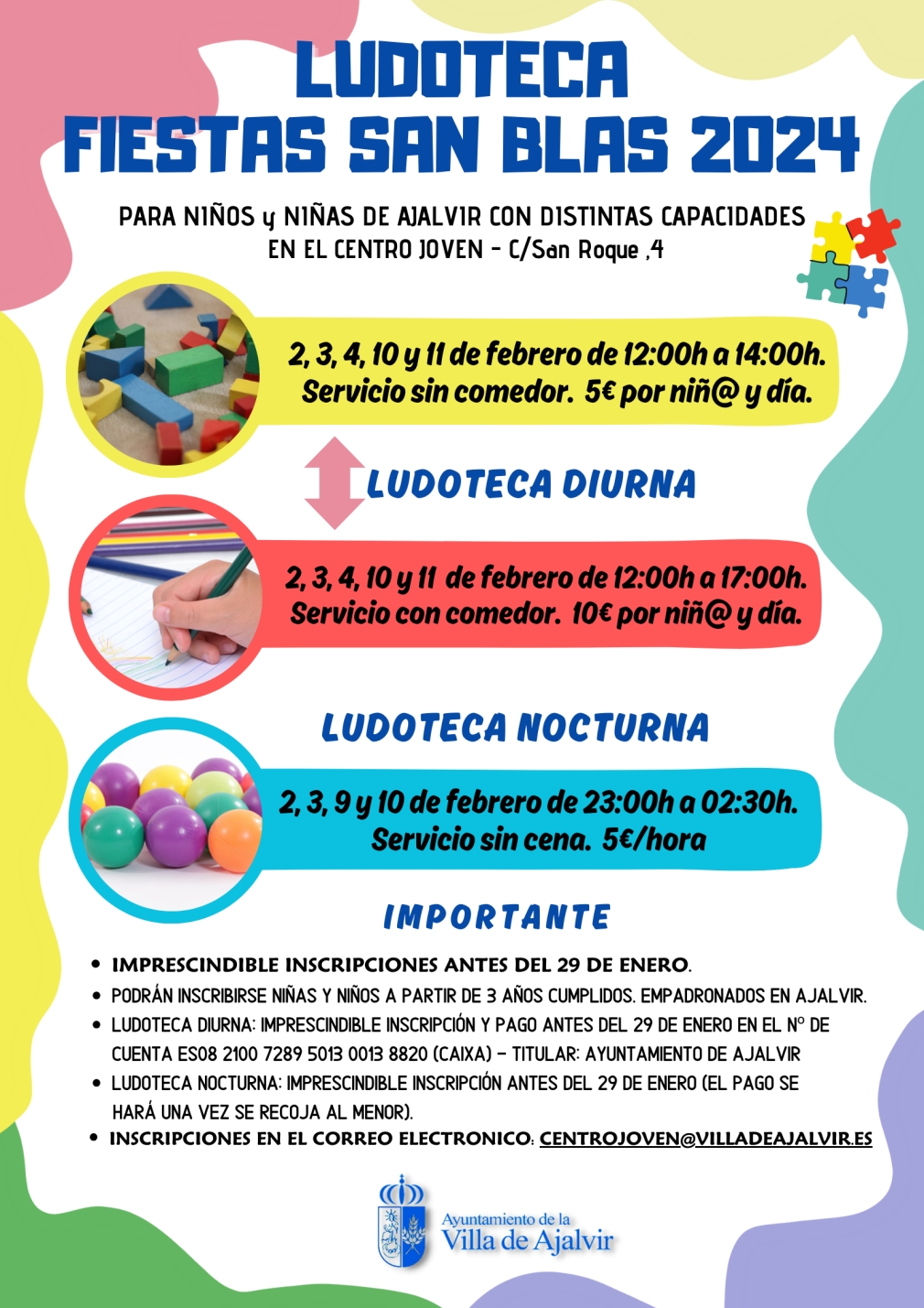 LUDOTECA FIESTAS SAN BLAS 2024