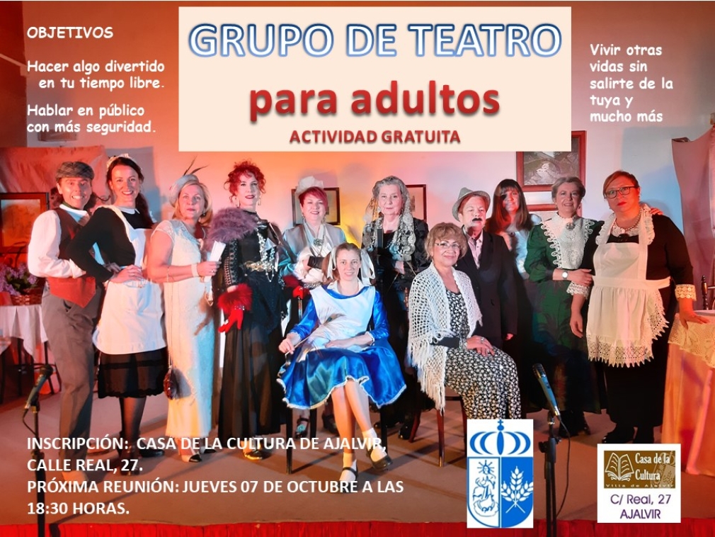 GRUPO DE TEATRO PARA ADULTOS