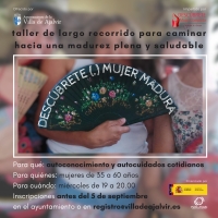 TALLER DESCÚBRETE (,) MUJER MADURA