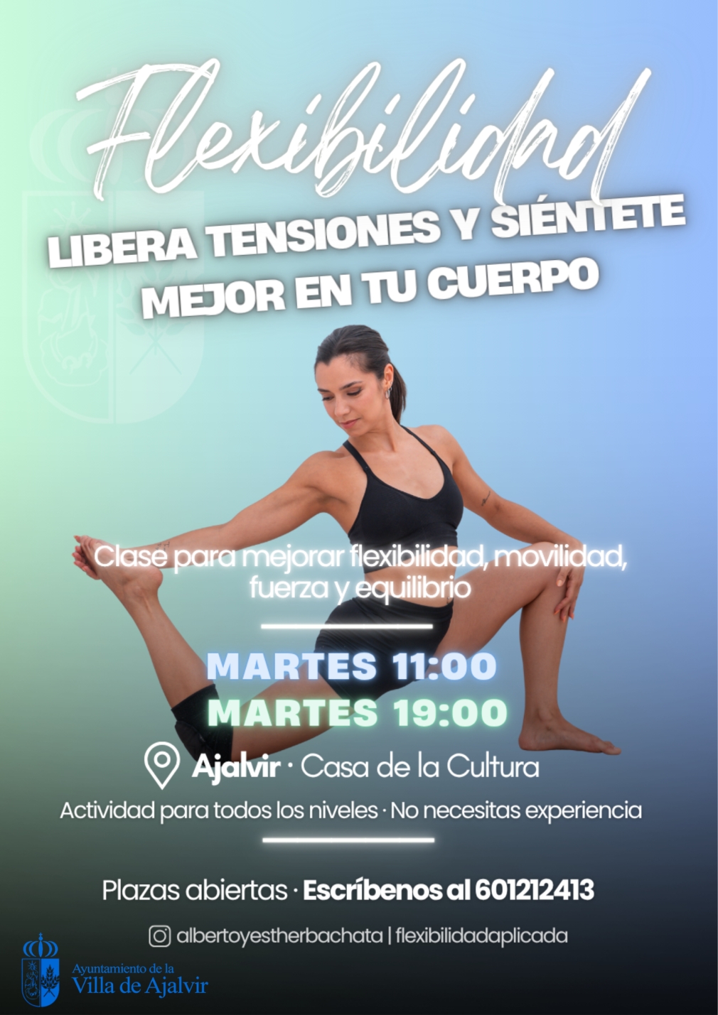 FLEXIBILIDAD: Libera tensiones y siéntete mejor con tu cuerpo