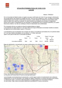 INFORME DE SITUACIÓN EPIDEMIOLÓGICA DE COVID-19, 15 DE JUNIO