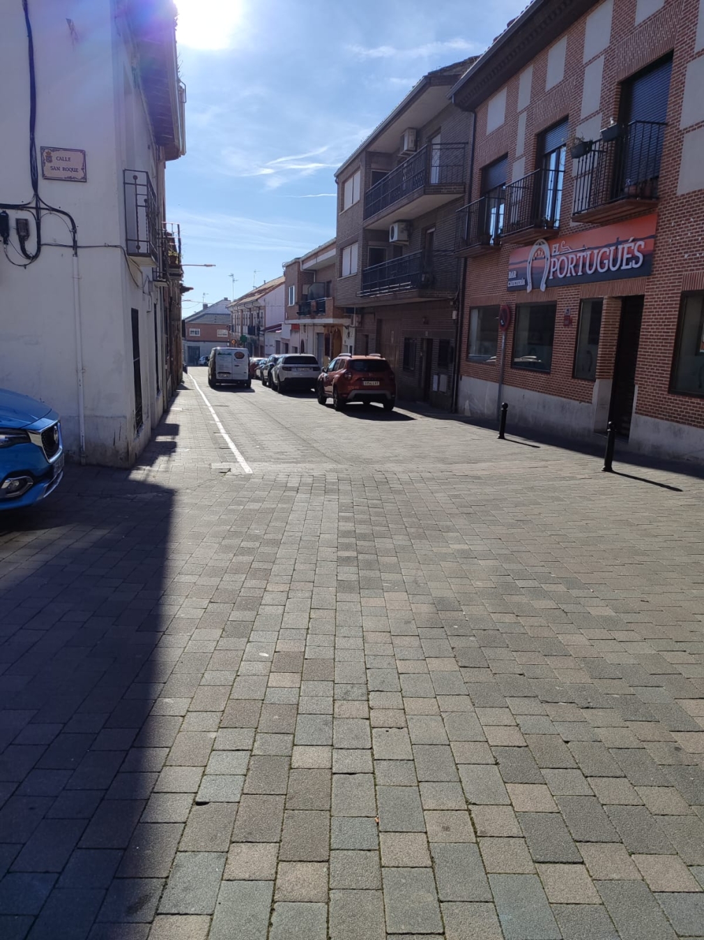 CORTE AL TRAFICO EN LA CALLE CARLOS RUIZ