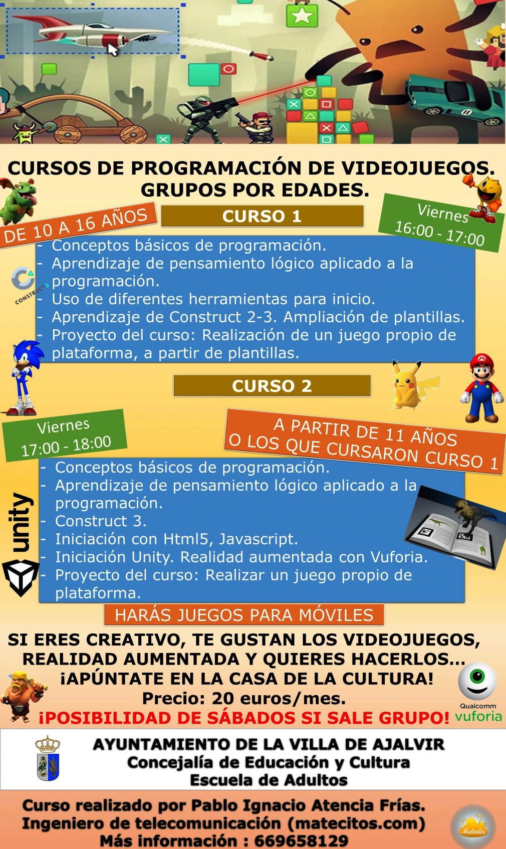 VIDEOJUEGOS CURSO 2019-2020