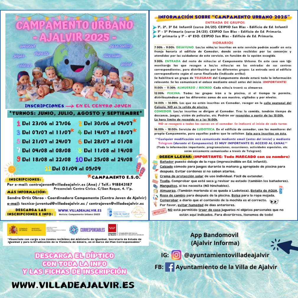 CAMPAMENTO URBANO AJALVIR 2025