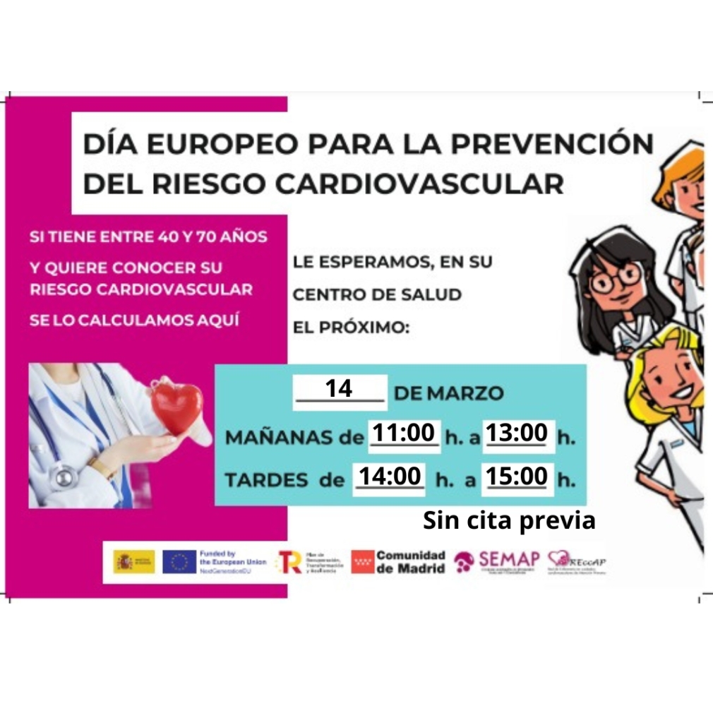 DÍA EUROPEO PARA LA PREVENCIÓN DE RIESGO CARDIOVASCULAR