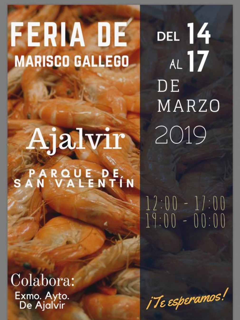 Feria del Marisco en Ajalvir, del 14 al 17 de Marzo