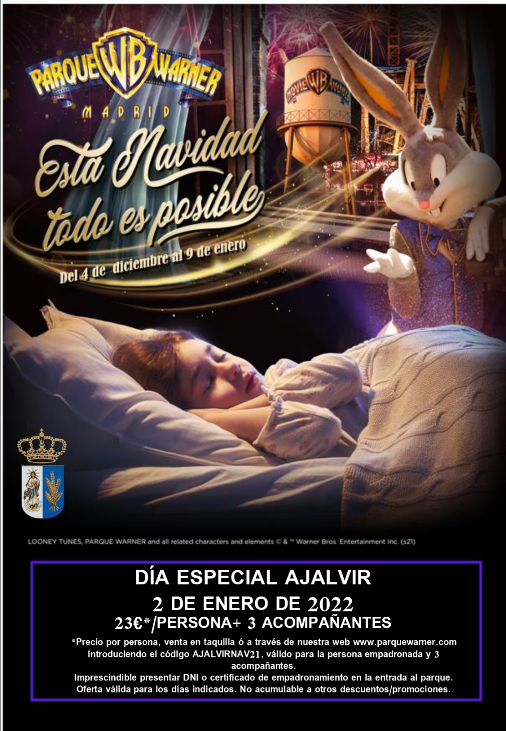 DIA ESPECIAL DE AJALVIR EN LA PARQUE WARNER