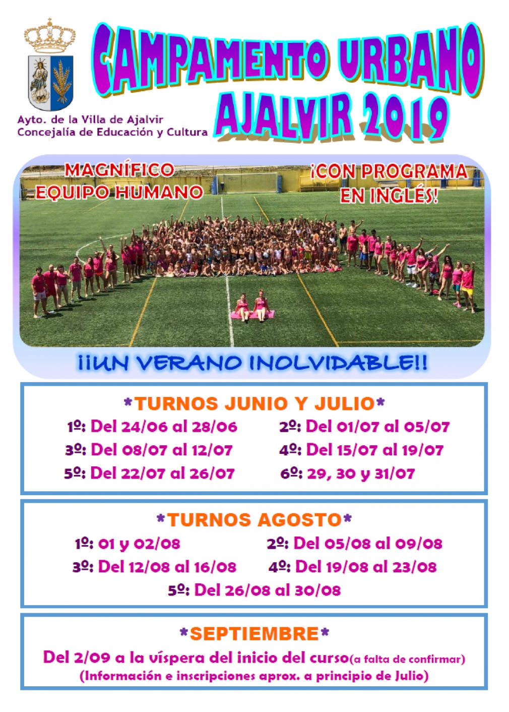 Campamento Urbano de Verano 2019