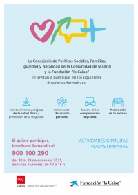 ACTIVIDADES GRATUITAS PARA MAYORES DE 60 AÑOS