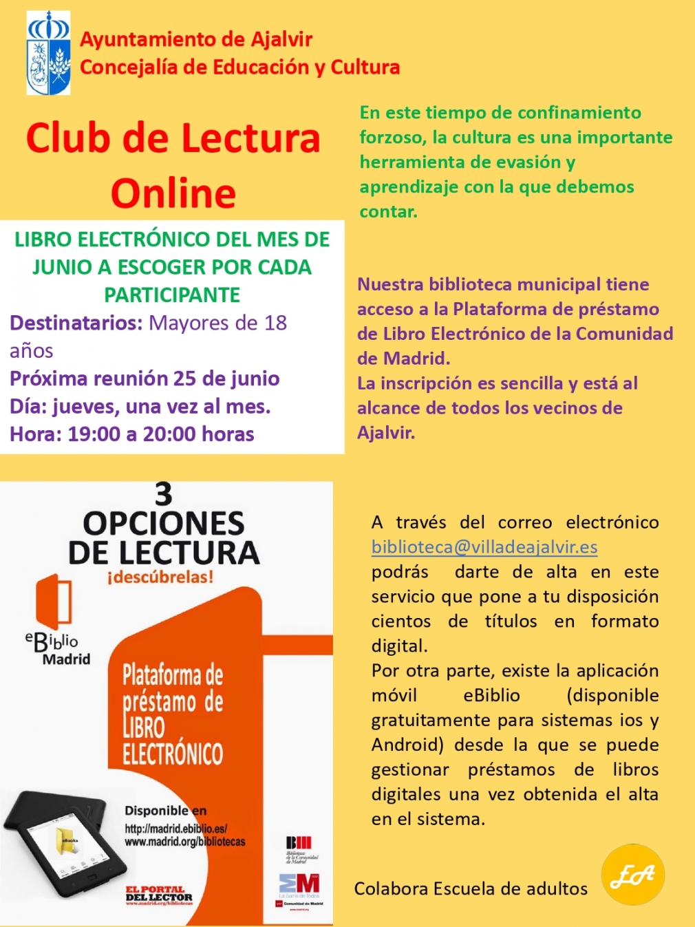 CLUB DE LECTURA JUNIO