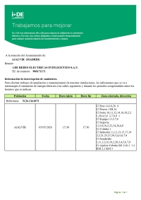 AVISO CORTE DE SUMINISTRO ELECTRICO