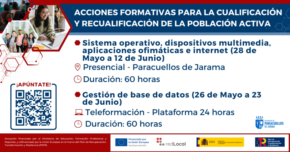 ACCIONES FORMATIVAS PARA LA CUALIFICACIÓN Y RECUALIFICACIÓN DE LA POBLACIÓN ACTIVA