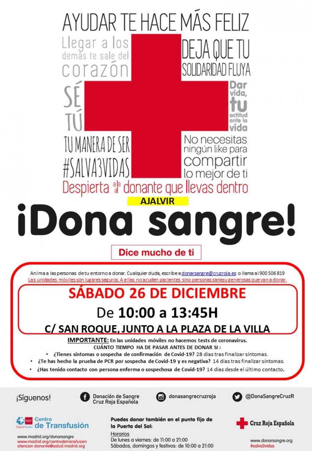 CAMPAÑA NAVIDAD DONACIÓN DE SANGRE