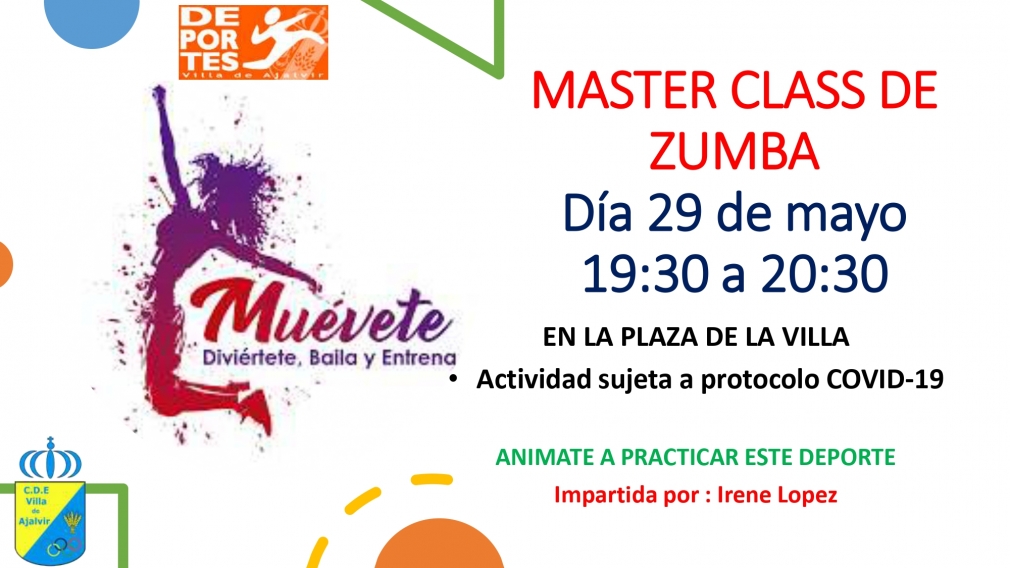 MASTER CLASS DE ZUMBA