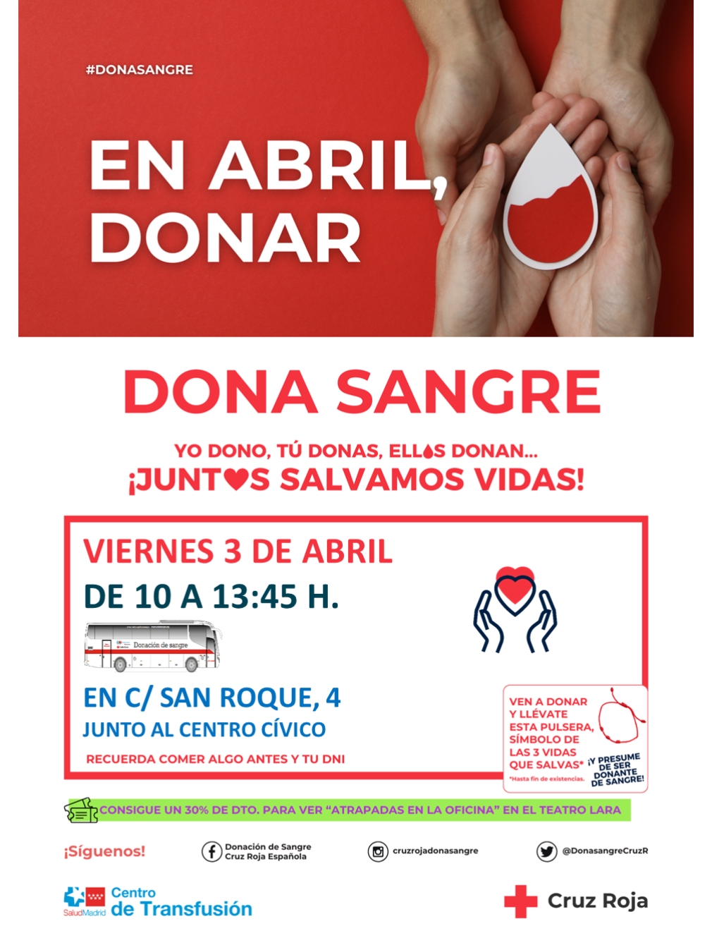 EN ABRIL, DONAR