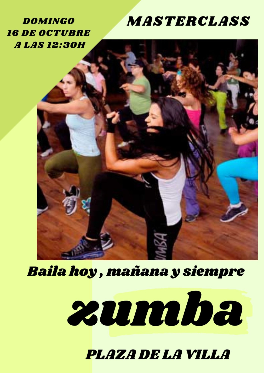 MASTERCLASS DE ZUMBA