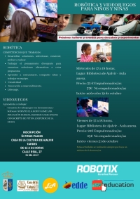 ACTIVIDAD EXTRAESCOLAR DE ROBÓTICA Y VIDEOJUEGOS