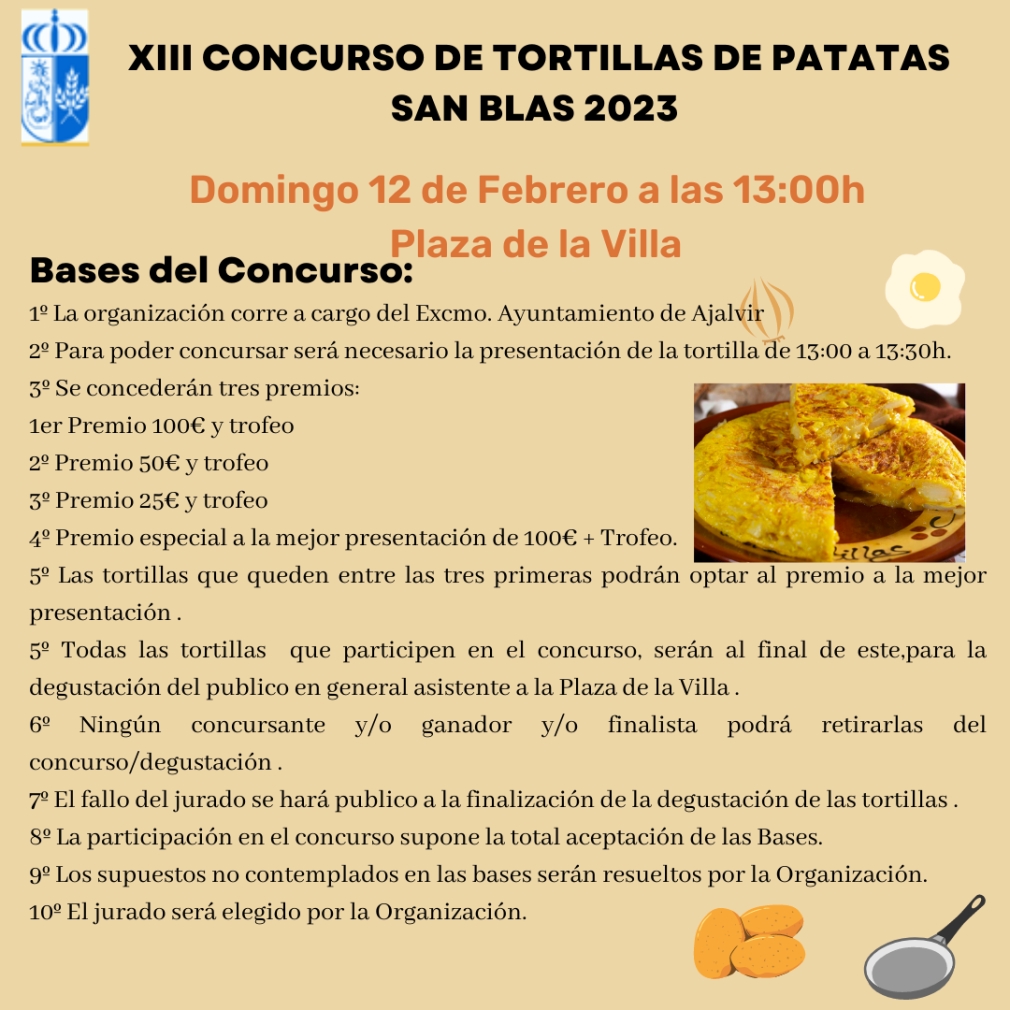 XIII CONCURSO DE TORTILLAS DE PATATAS