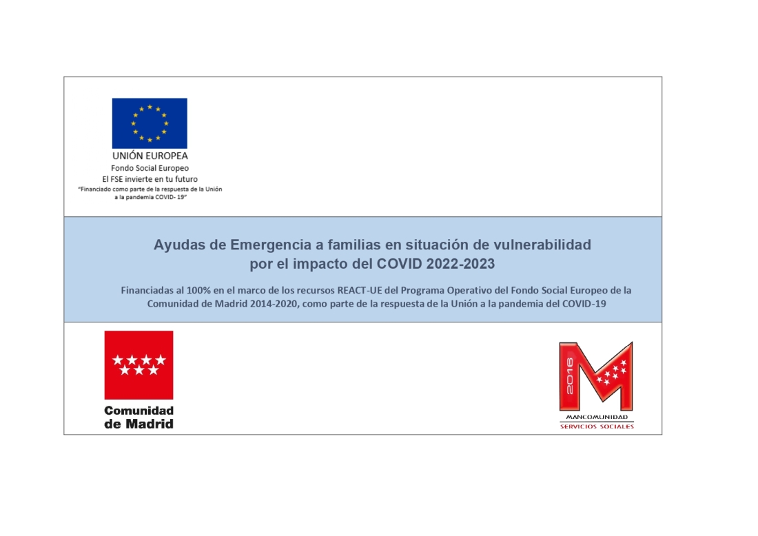 Ayudas de Emergencia a familias en situación de vulnerabilidad por el impacto del COVID 2022-2023