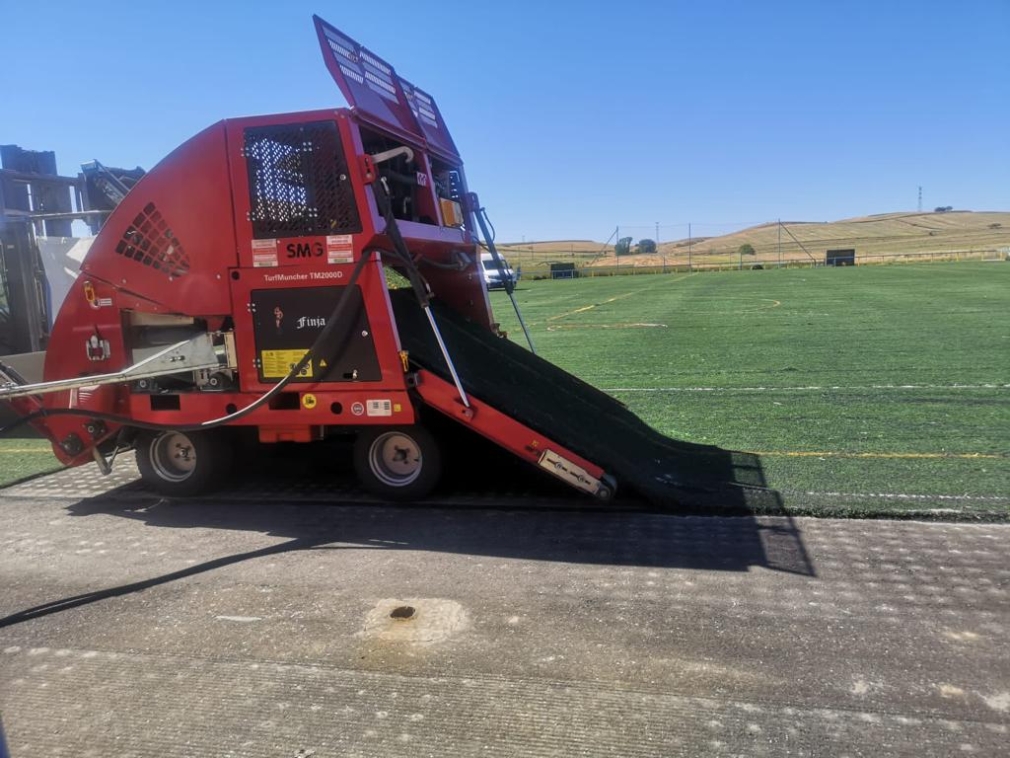 INICIO OBRAS EN EL CAMPO DE FUTBOL