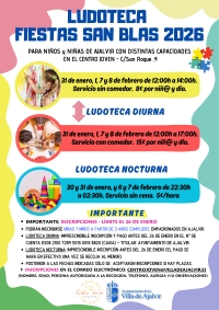Ludoteca San Blas 2026