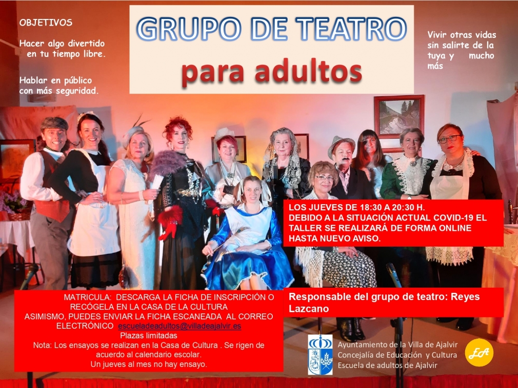 GRUPO DE TEATRO PARA ADULTOS