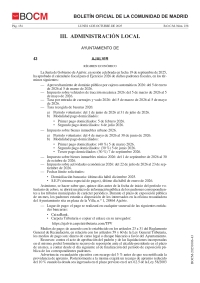 CALENDARIO FISCAL PARA EL AÑO 2026